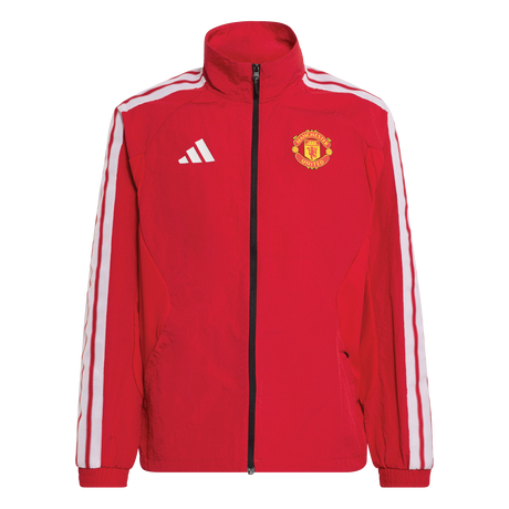 ADIDAS - Manchester United Home Anthem Jacket Kids - Red - image 1