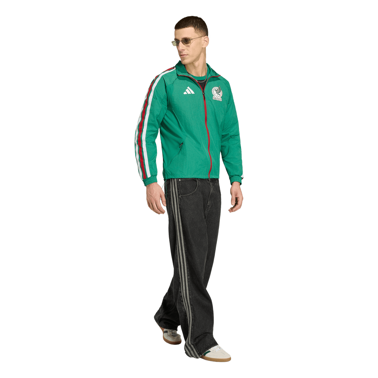 ADIDAS - Mexico Home Anthem Jacket - Uomo - Green - image 4