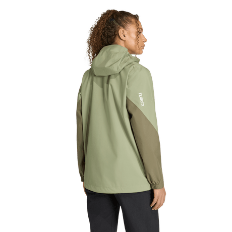 ADIDAS - Giacca Antipioggia TERREX Multi 2.5 Strati CLIMAPROOF - Donna - Green - image 3