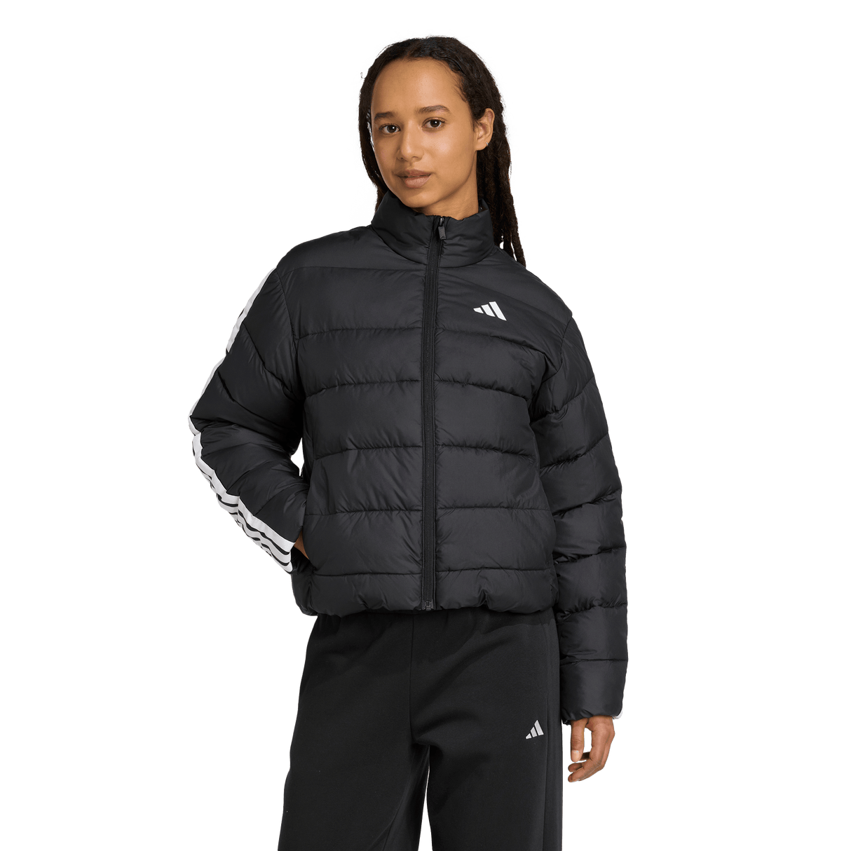 ADIDAS - Essentials CLIMAWARM 3 Stripes Synthetic Down Jackets - Donna - Black - image 2