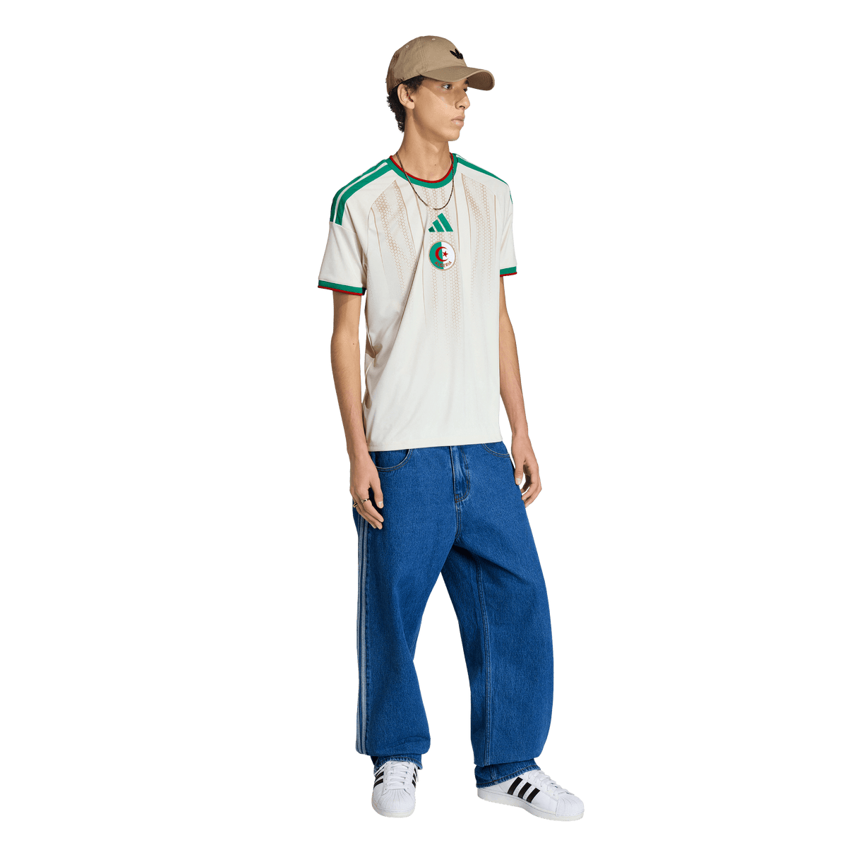 ADIDAS - Maglia Home Algeria 26 - Uomo - Beige - image 5