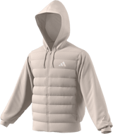 ADIDAS - Essentials CLIMAWARM Hybrid Down Hooded Jacket - Uomo - Beige - image 1
