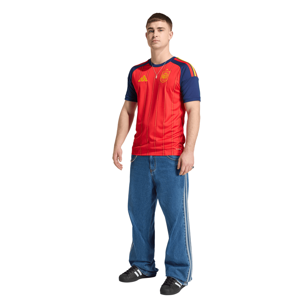 ADIDAS - Maglia Home Spain 26 - Uomo - Red - image 6