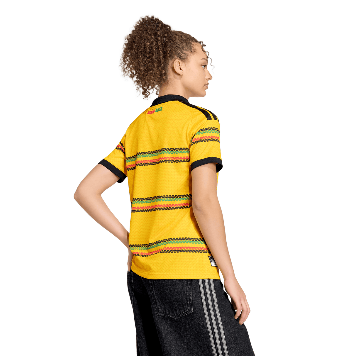 ADIDAS - Maglia Di Casa X Bob Marley Giamaica 26 - Donna - Yellow - image 4