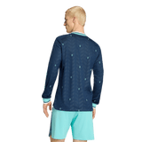 ADIDAS - Germany 26 Away Authentic Long Sleeve Jersey - Uomo - Blue - image 4