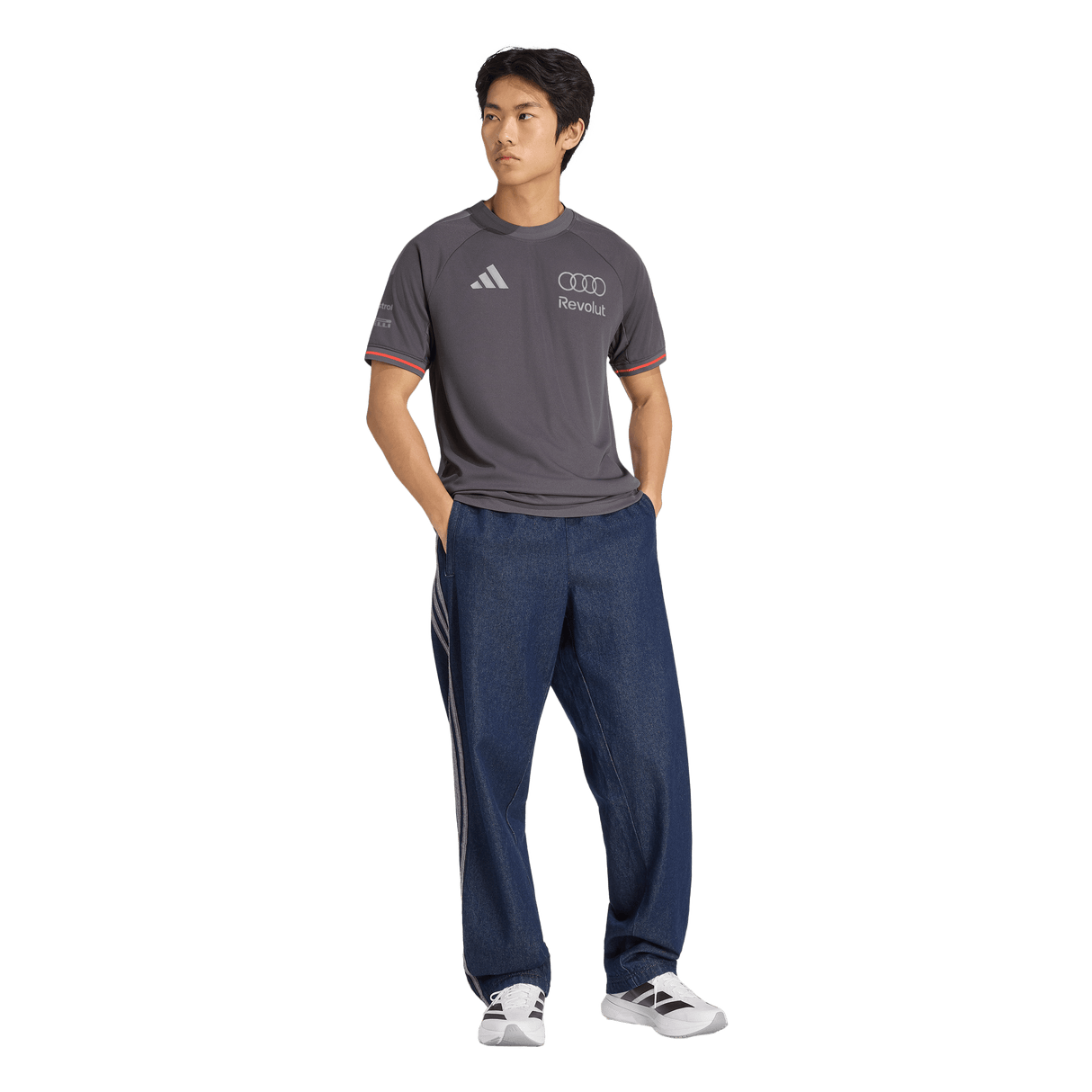 ADIDAS - Audi Revolut Formula One Team 2026 Engineers & Marketing Authentic Driver Jersey - Uomo - Black - image 4