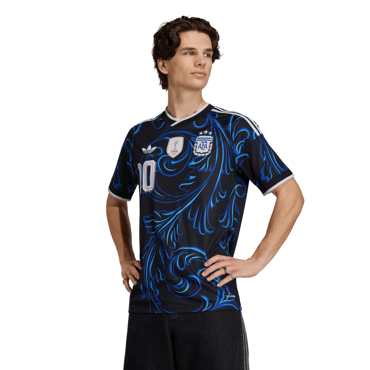 ADIDAS - Argentina 26 Away Messi Jersey - Uomo - Black - image 3