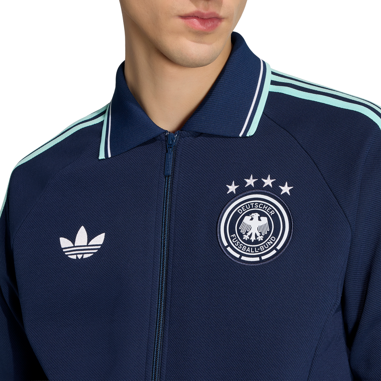 ADIDAS - Germany Away Anthem Jacket - Uomo - Blue - image 6