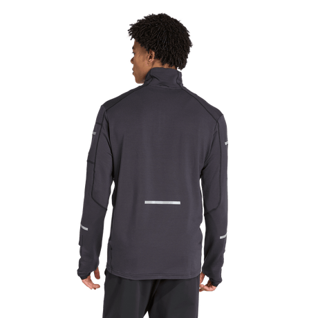 ADIDAS - Maglia Da Running Adi365 CLIMAWARM+ Half Zip - Uomo - Black - image 3