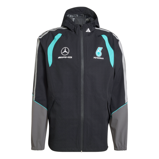 ADIDAS - Giacca Mercedes - Amg Petronas Formula 1 Team Mechanics Rain - Uomo - Black - image 1