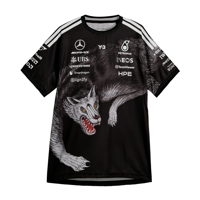 ADIDAS - Y-3 Mercedes - Amg Petronas Formula 1 Team Driver Short Sleeve Jersey - Black - image 1