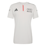 ADIDAS - Audi Revolut Formula One Team 2026 Engineers & Marketing Polo Short Sleeve - Uomo - Grey - image 7