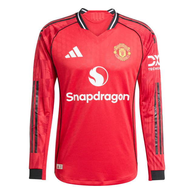 ADIDAS - Maglia Manchester United 25/26 Manica Lunga Home Authentic - Uomo - Red - image 1
