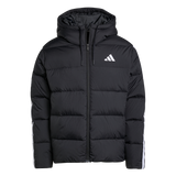ADIDAS - Essentials CLIMAWARM Giacca Piumino Con Cappuccio 3 Strisce - Uomo - Black - image 1