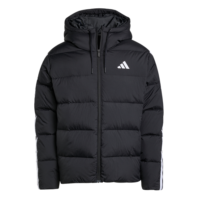 ADIDAS - Essentials CLIMAWARM Giacca Piumino Con Cappuccio 3 Strisce - Uomo - Black - image 1
