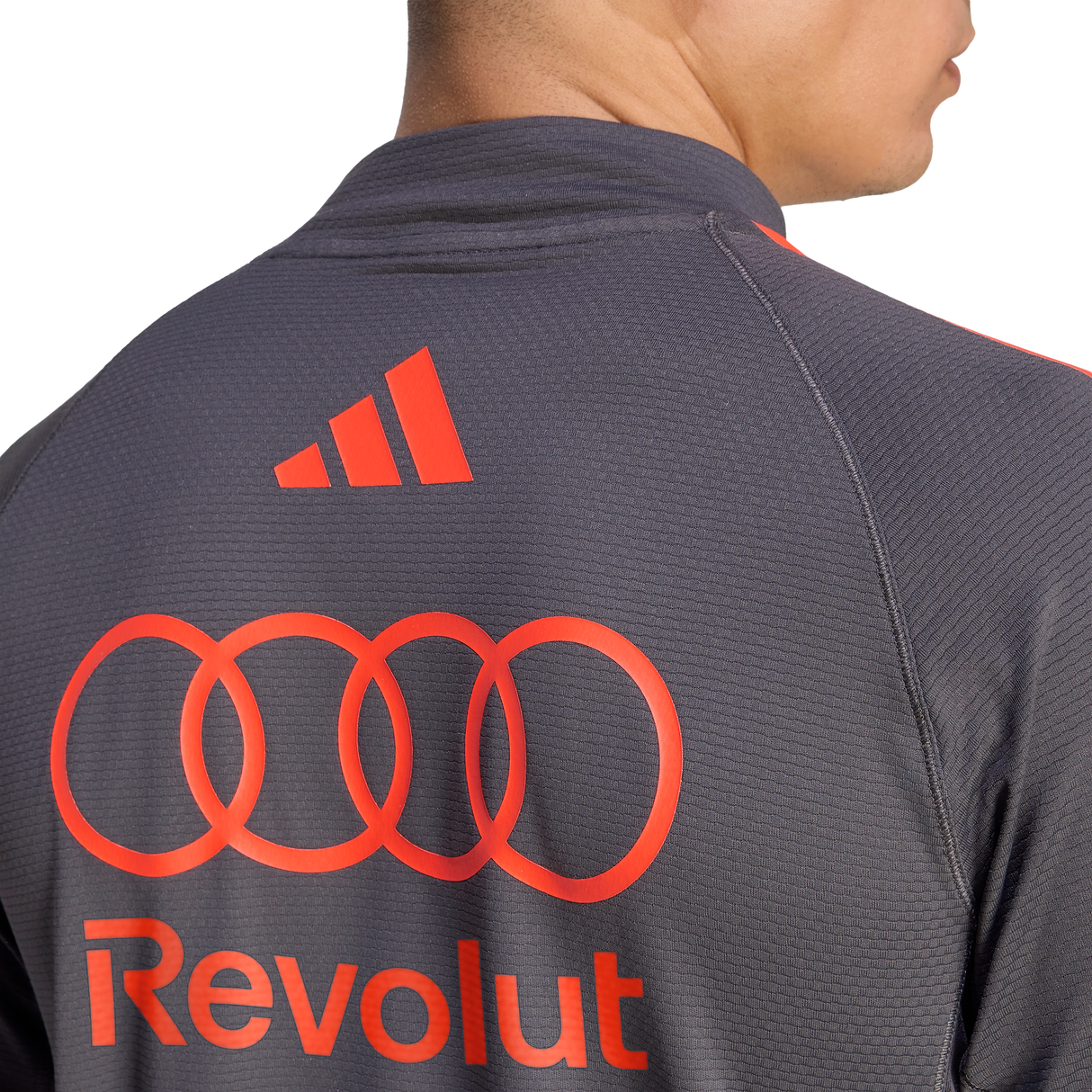 ADIDAS - Audi Revolut Formula One Team 2026 Mechanics 1/4 Zip - Uomo - Black - image 6
