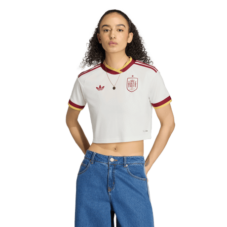 ADIDAS - Spain 26 Away Cropped Jersey - Donna - White - image 3