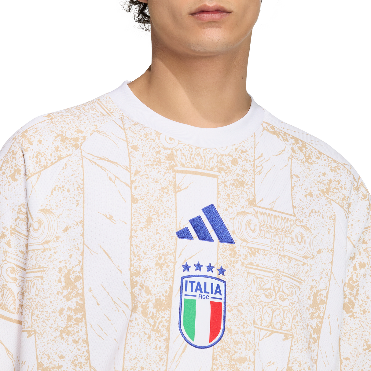 ADIDAS - Italy 26 Home Pre-Match Warm Top - Uomo - White - image 6