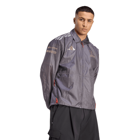 ADIDAS - Audi Revolut Formula One Team 2026 Driver Paddock Jacket - Uomo - Black - image 2