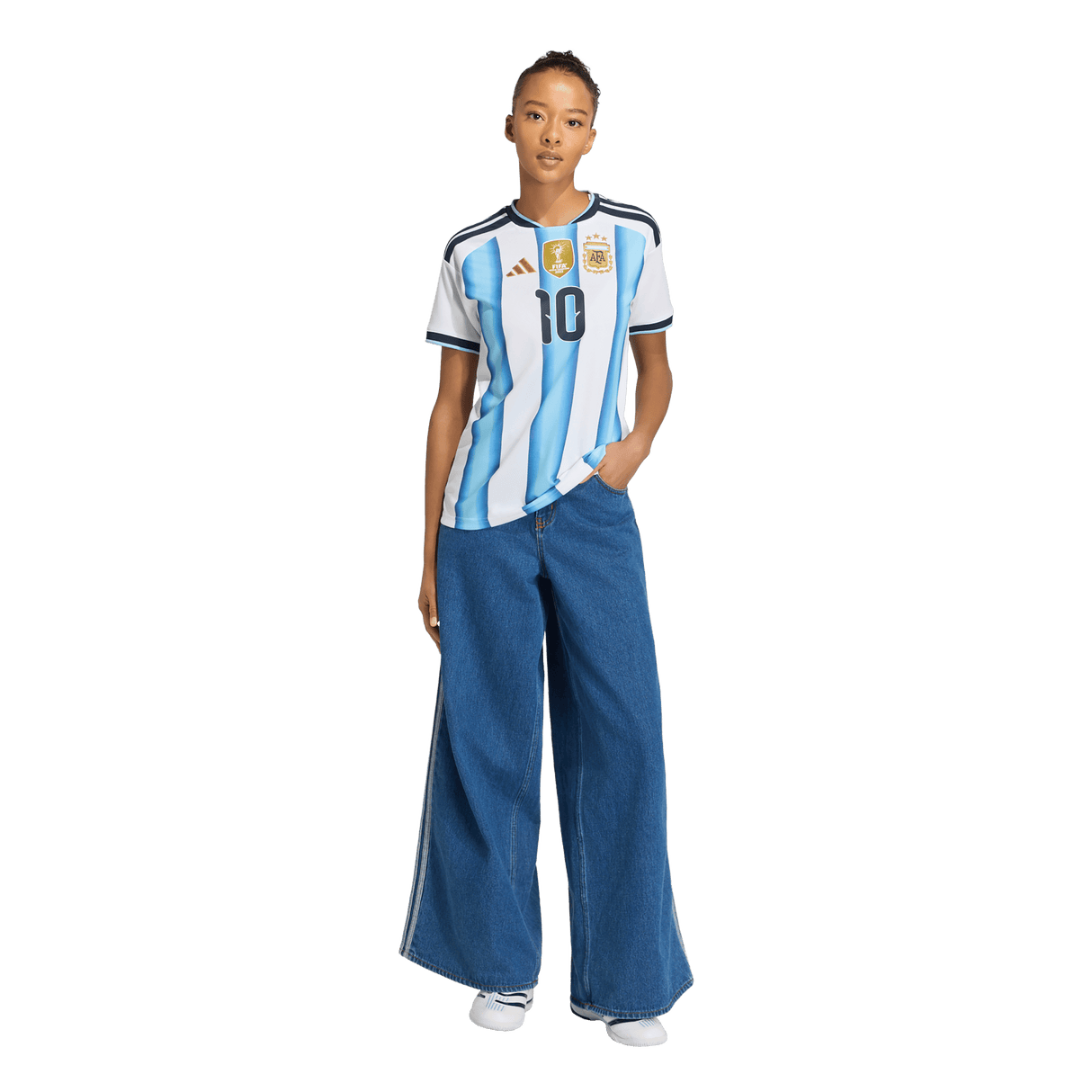 ADIDAS - Maglia Home Messi Argentina 26 - Donna - White - image 6