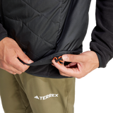 ADIDAS - Giacca Senza Maniche TERREX Multi CLIMAWARM Insulated Hooded - Uomo - Black - image 6