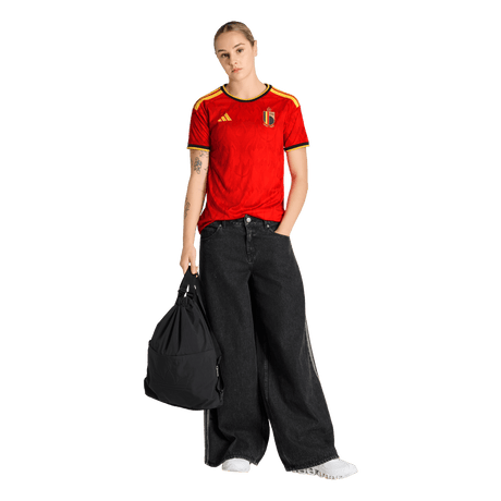 ADIDAS - Maglia Home Belgium 26 - Donna - Red - image 5