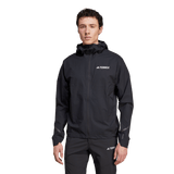 ADIDAS - Giacca TERREX Xperior 2.5 Layer Light CLIMAPROOF - Uomo - Black - image 2
