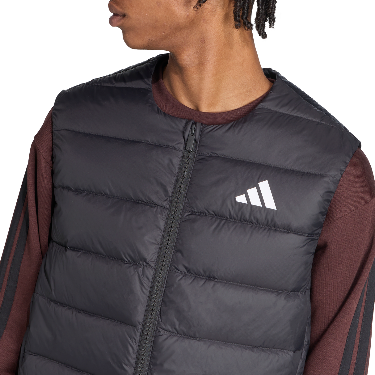 ADIDAS - Essentials CLIMAWARM Light Down Vests - Uomo - Black - image 5