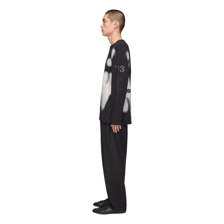 ADIDAS - Y-3 Mercedes - Amg Petronas Formula 1 Team Yohji Graphic Long Sleeve Tee - Black - image 4