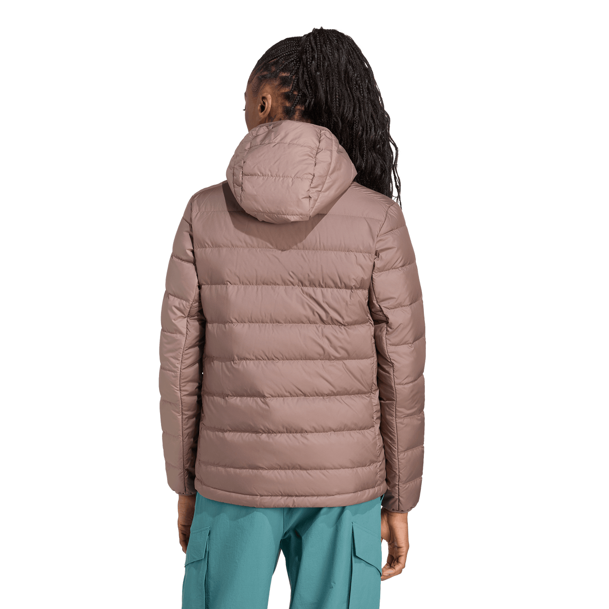 ADIDAS - Giacca TERREX Multi Light Down CLIMAWARM Hooded - Donna - Brown - image 3