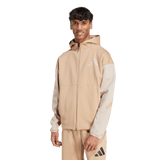 ADIDAS - Z.N.E. Adidas Felpa Con Cappuccio E Zip Integrale - Uomo - Brown - image 2