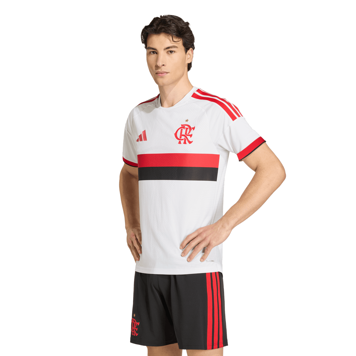 ADIDAS - Cr Flamengo 26 Away Authentic Jersey - Uomo - White - image 3