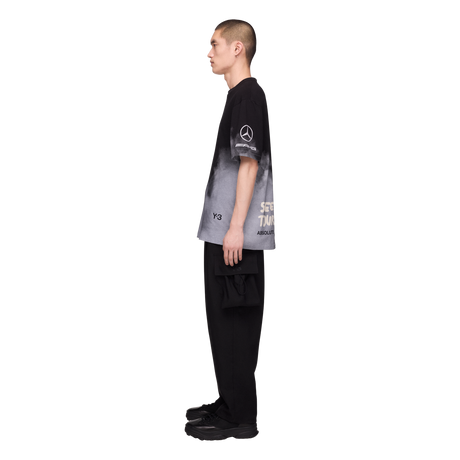 ADIDAS - Y-3 Mercedes - Amg Petronas Formula 1 Team Tour Short Sleeve Tee - Black - image 4