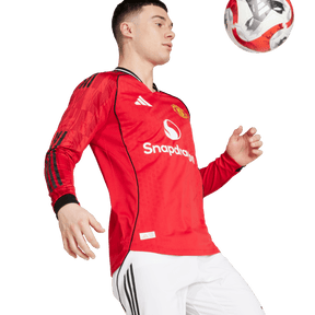 ADIDAS - Maglia Manchester United 25/26 Manica Lunga Home Authentic - Uomo - Red - image 7