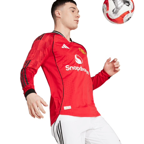 ADIDAS - Maglia Manchester United 25/26 Manica Lunga Home Authentic - Uomo - Red - image 7