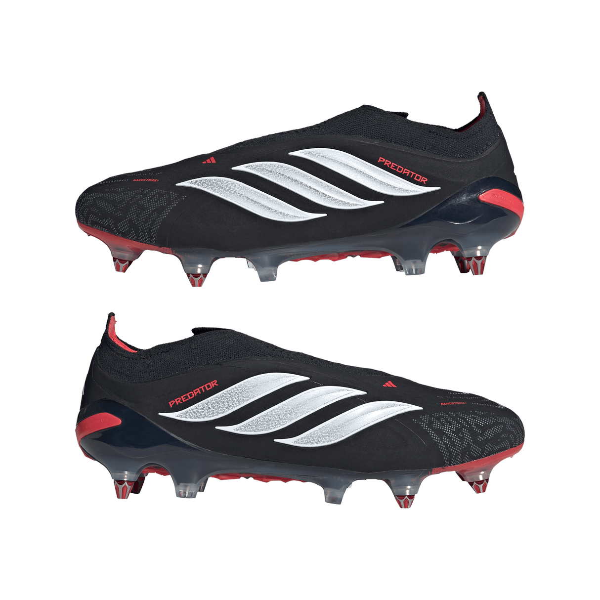 ADIDAS - Scarpe Da Calcio Predator Elite Laceless Soft Ground - Black - image 9