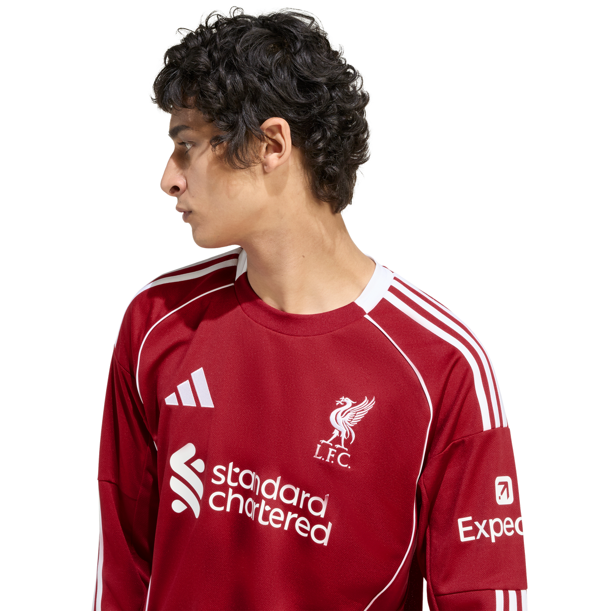 ADIDAS - Liverpool Fc 25/26 Home Jersey Longsleeve - Uomo - Black - image 6