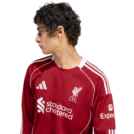 ADIDAS - Liverpool Fc 25/26 Home Jersey Longsleeve - Uomo - Black - image 6