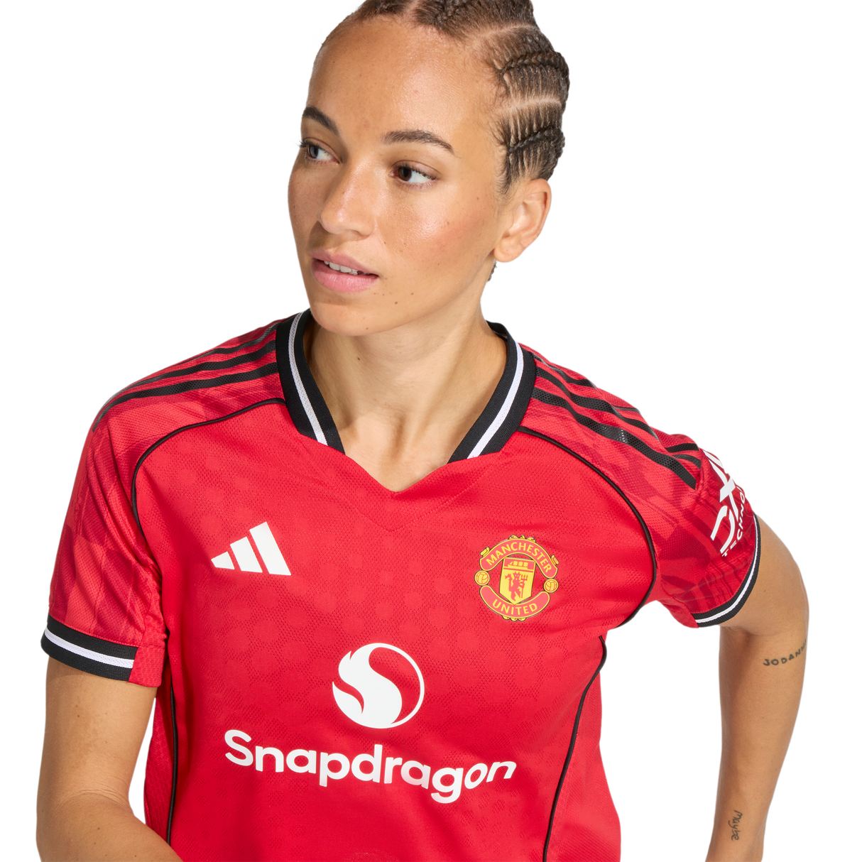 ADIDAS - Manchester United 25/26 Home Authentic Jersey - Donna - Red - image 7