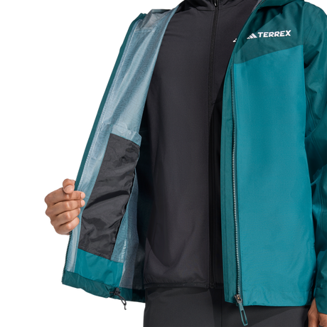 ADIDAS - Giacca TERREX Multi 2.5L RAIN.RDY - Uomo - Green - image 6