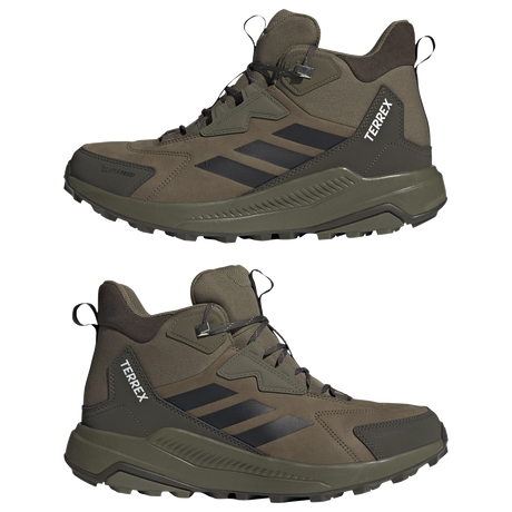ADIDAS - TERREX Anylander Leather Mid CLIMAPROOF Traxion Hiking Shoes - Uomo - image 20