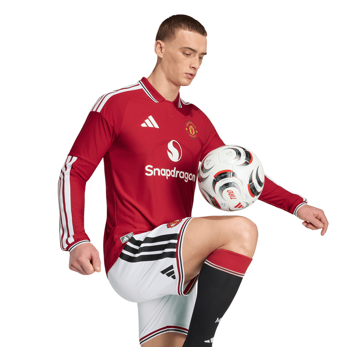 ADIDAS - Manchester United 26/27 Home Authentic Jersey Longsleeve - Uomo - Red - image 8