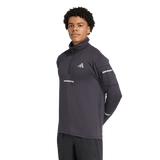 ADIDAS - Maglia Da Running Adi365 CLIMAWARM+ Half Zip - Uomo - Black - image 2