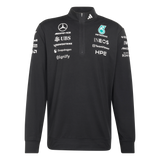 ADIDAS - Felpa Mercedes - Amg Petronas Formula 1 Team Engineers Quarter Zip - Uomo - Black - image 1