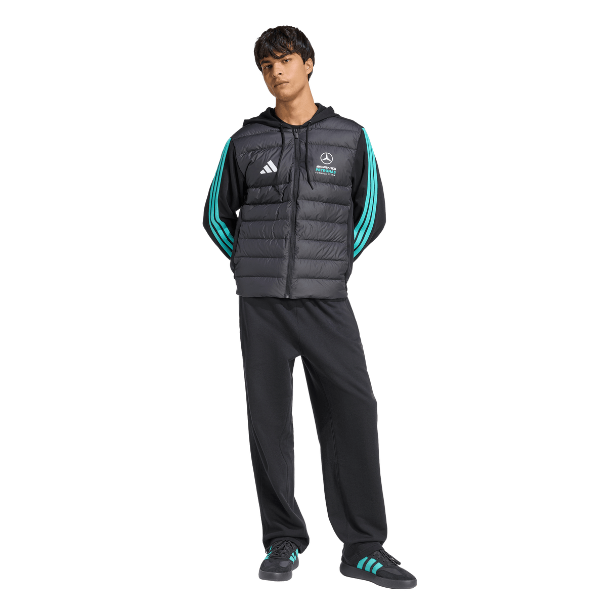 ADIDAS - Giacca Imbottita Dna Mercedes-Amg Petronas Formula 1 Team - Uomo - Black - image 4