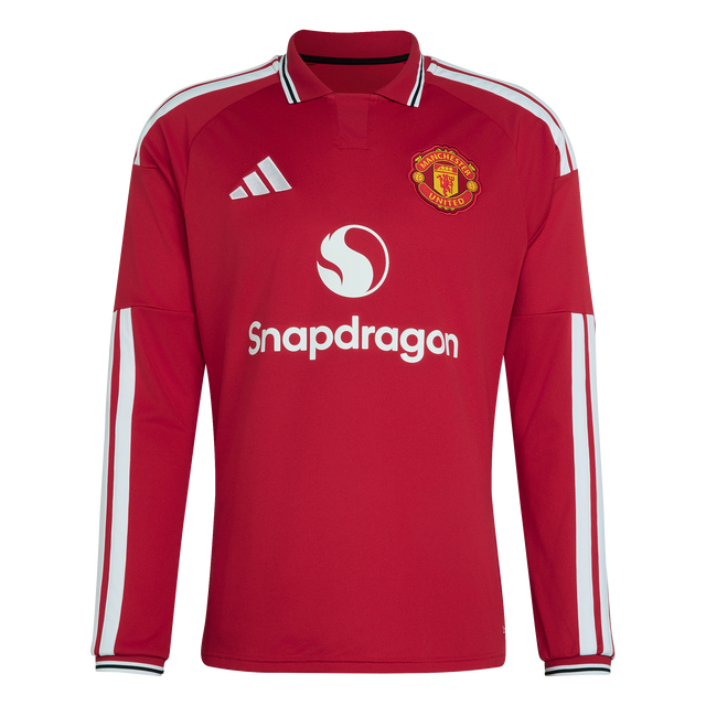 ADIDAS - Manchester United 26/27 Home Jersey Long Sleeve - Uomo - Red - image 1