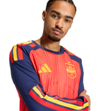 ADIDAS - Maglia Home Authentic Long Sleeve Spain 26 - Uomo - Red - image 6
