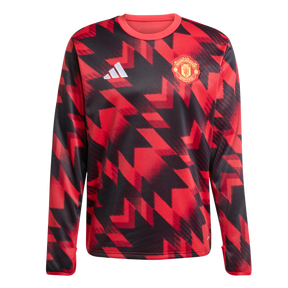 ADIDAS - Top Pre-Match Warm Manchester United Fc 25/26 - Uomo - Red - image 1