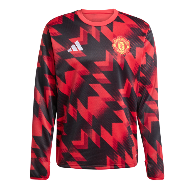 ADIDAS - Top Pre-Match Warm Manchester United Fc 25/26 - Uomo - Red - image 1