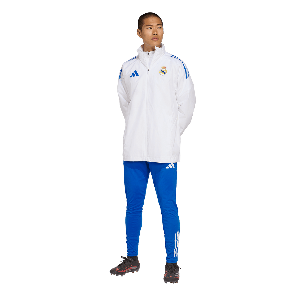 ADIDAS - Real Madrid 25/26 Tiro25 Competition All Weather Jacket - Uomo - White - image 5